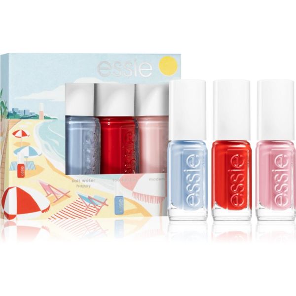 Essie essie mini triopack summer комплект лак за нокти 2 see side dinner(II.)