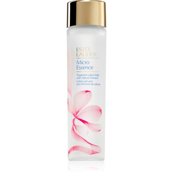Estée Lauder Estée Lauder Micro Essence Treatment Lotion Fresh with Sakura Ferment разкрасяващ флуид за озаряване на лицето 200 мл.