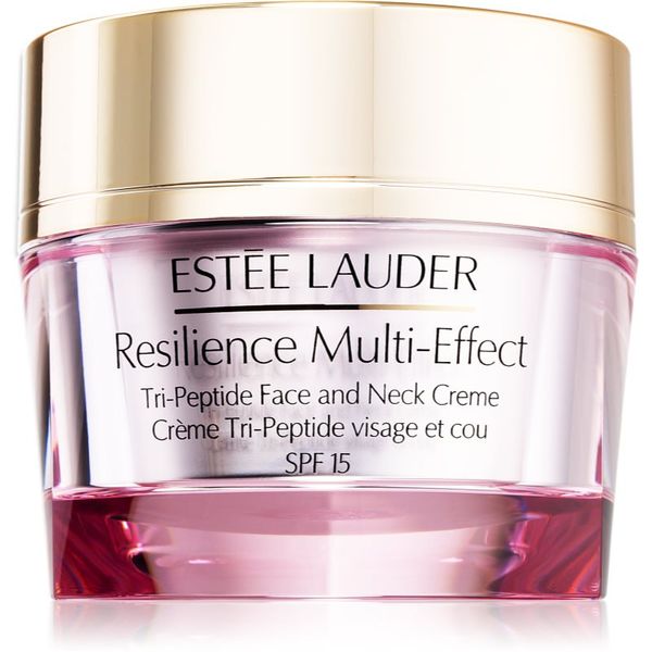 Estée Lauder Estée Lauder Resilience Multi-Effect Tri-Peptide Face and Neck Creme SPF 15 интензивно подхранващ крем за нормална към смесена кожа SPF 15 50 мл.