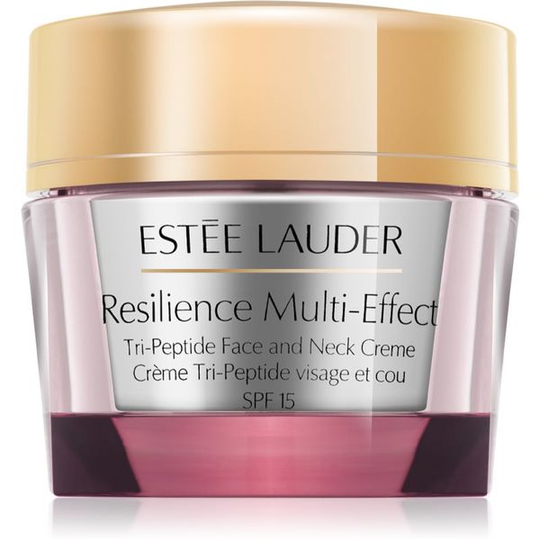 Estée Lauder Estée Lauder Resilience Multi-Effect Tri-Peptide Face and Neck Creme SPF 15 интензивно подхранващ крем за суха кожа SPF 15 50 мл.