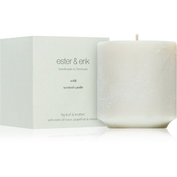 ester & erik ester & erik fig leaf & leather ароматна свещ пълнител 220 гр.