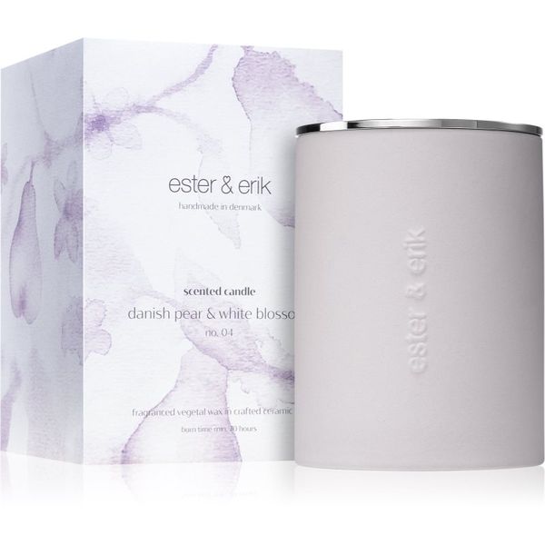 ester & erik ester & erik scented candle danish pear & white blossom (no. 04) ароматна свещ 350 гр.