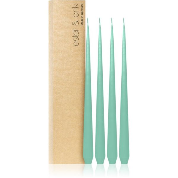 ester & erik ester & erik taper candle cool mint (no. 55) свещ 4x32 см