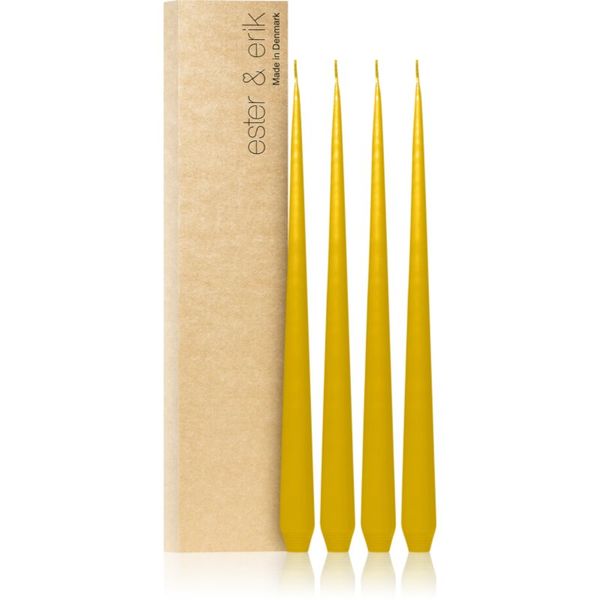 ester & erik ester & erik taper candle honey balm (no. 43) свещ 4x32 см