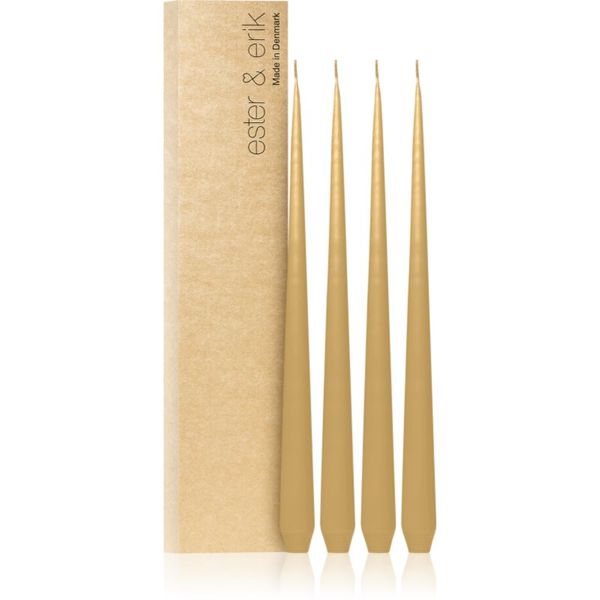 ester & erik ester & erik taper candle sunglow (no. 04) свещ 4x32 см