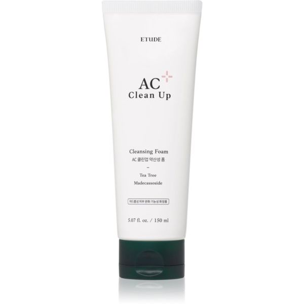 ETUDE ETUDE AC Clean Up Cleansing Foam почистваща пяна за проблемна кожа, акне 150 мл.