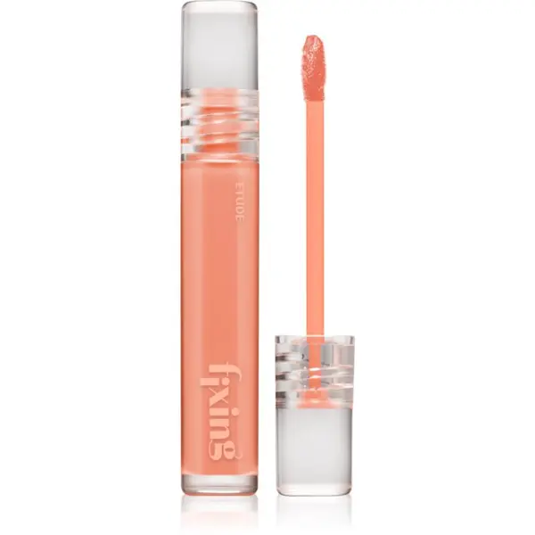 ETUDE ETUDE Fixing Tint Glow силно пигментиран блясък за устни цвят #01 Pure Coral 3.8 гр.