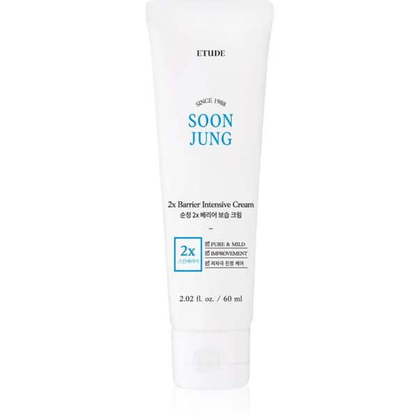 ETUDE ETUDE SoonJung 2x Barrier Intensive Cream интензивен хидратиращ крем възстановяващ кожната бариера 60 мл.