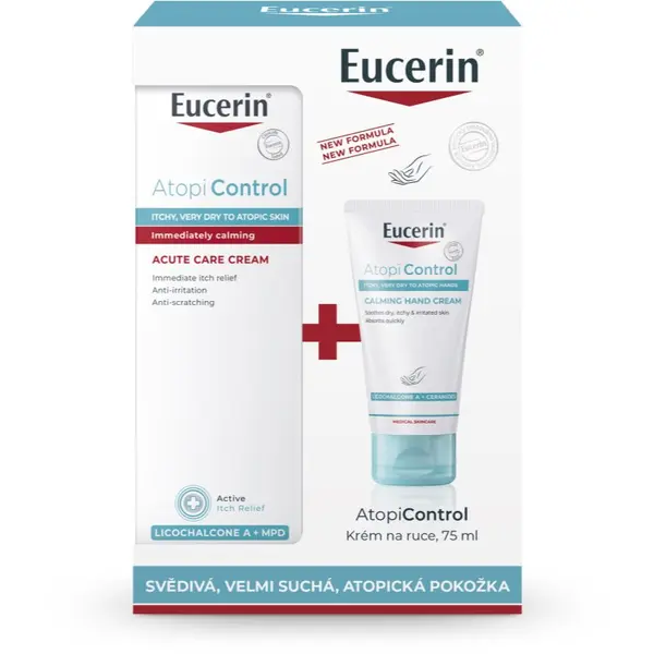 Eucerin Eucerin AtopiControl Acute подаръчен комплект за суха и сърбяща кожа