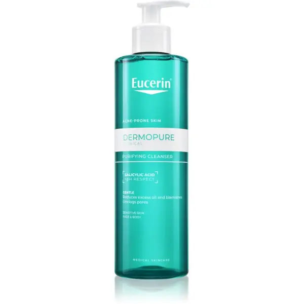 Eucerin Eucerin DermoPure Clinical Purifying Cleanser дълбоко почистващ гел за мазна кожа склонна към акне 400 мл.
