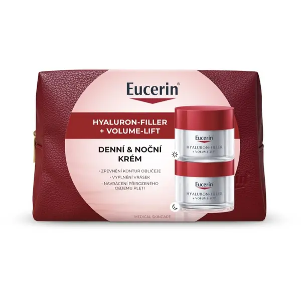 Eucerin Eucerin Hyaluron-Filler + Volume-Lift коледен подаръчен комплект за стягане и лифтинг на лицето