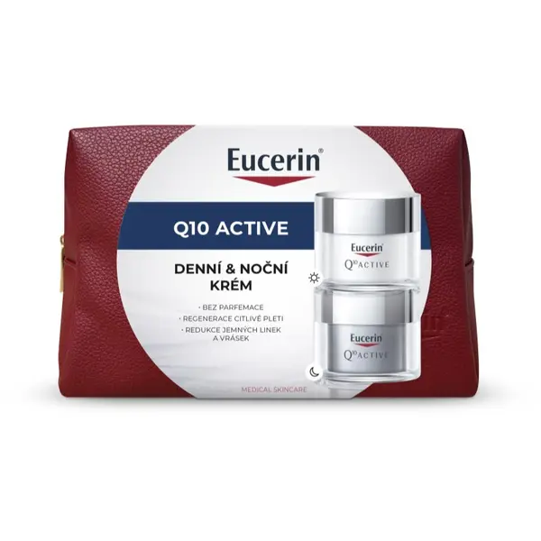Eucerin Eucerin Q10 Active подаръчен комплект за освежаване и изглаждане на кожата