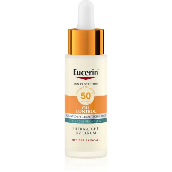 Eucerin Eucerin Sun Protection Oil Control Ultra-Light UV Serum защитен серум SPF 50+ 30 мл.