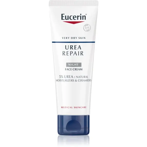 Eucerin Eucerin UreaRepair Night Cream нощен крем за лице, врат и деколкте без парфюм 50 мл.