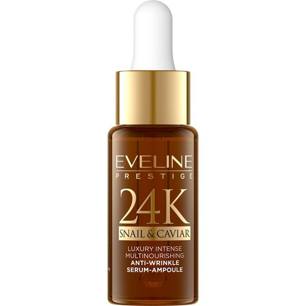 Eveline Cosmetics Eveline Cosmetics 24K Snail & Caviar серум против бръчки с екстракт от охлюв 18 мл.