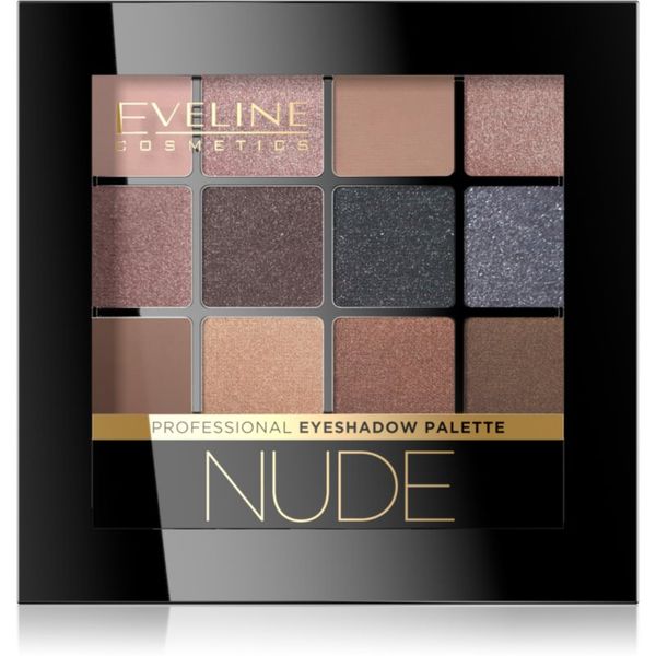 Eveline Cosmetics Eveline Cosmetics All in One палитра сенки за очи цвят Nude 12 гр.