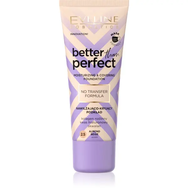 Eveline Cosmetics Eveline Cosmetics Better than Perfect фон дьо тен с хидратиращ ефект цвят 2.5 Almond Beige Warm 30 мл.