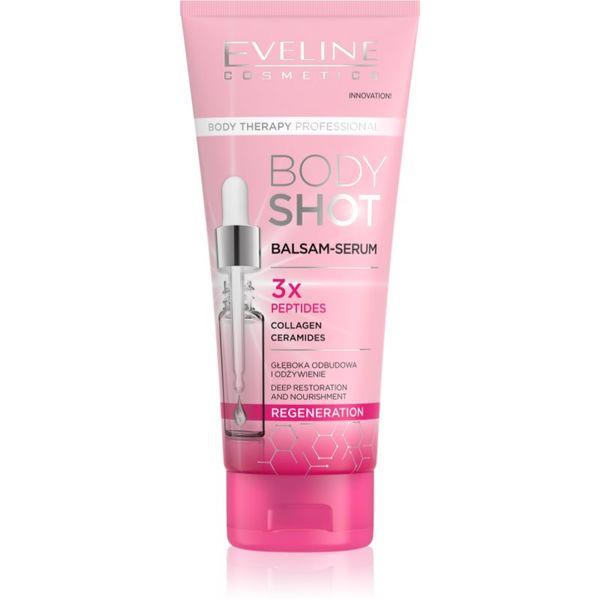 Eveline Cosmetics Eveline Cosmetics Body Shot 3x Peptides регенериращ балсам за много суха кожа 200 мл.