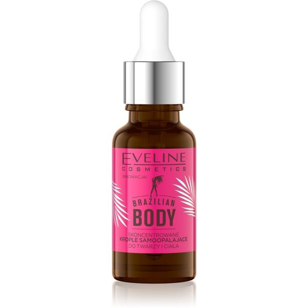 Eveline Cosmetics Eveline Cosmetics Brazilian Body автобронзантни капки за лице и тяло 18 мл.