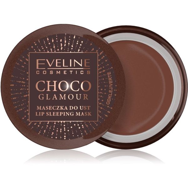 Eveline Cosmetics Eveline Cosmetics Choco Glamour нощна регенерираща маска за устни 12 мл.