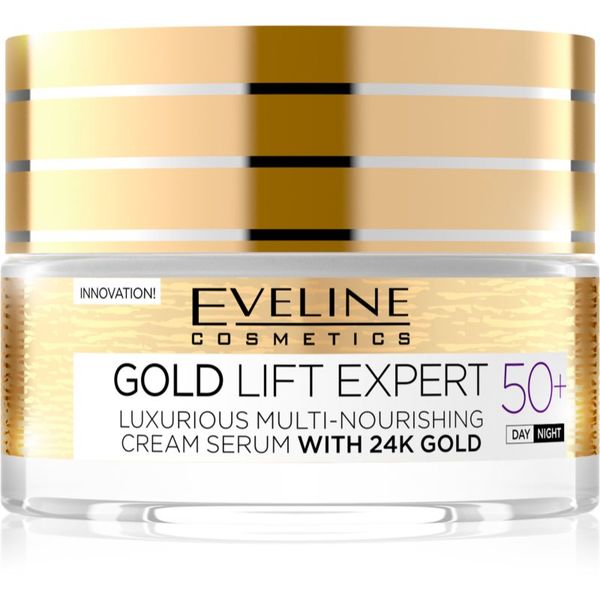 Eveline Cosmetics Eveline Cosmetics Gold Lift Expert дневен и нощен крем против бръчки 50+ 50 мл.