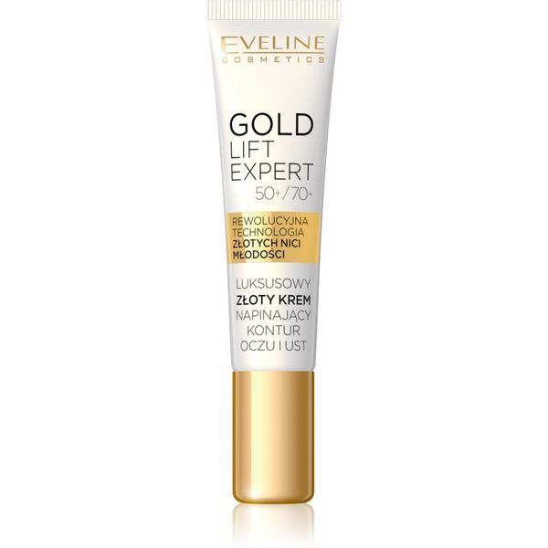 Eveline Cosmetics Eveline Cosmetics Gold Lift Expert изглаждащ крем за зоната около очите и устните 15 мл.