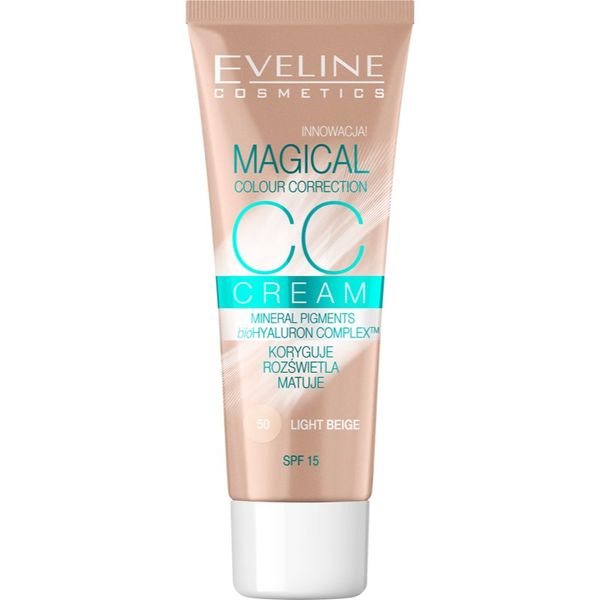 Eveline Cosmetics Eveline Cosmetics Magical Colour Correction CC крем SPF 15 цвят 50 Light Beige 30 мл.