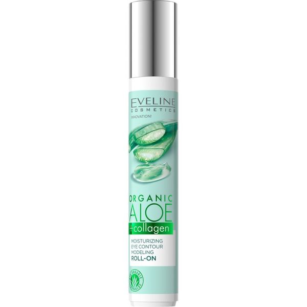 Eveline Cosmetics Eveline Cosmetics Organic Aloe+Collagen рол-он за очния контур с хидратиращ ефект 15 мл.