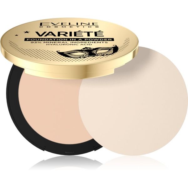 Eveline Cosmetics Eveline Cosmetics Variété минерална компактна пудра с апликатор цвят 01 Light 8 гр.