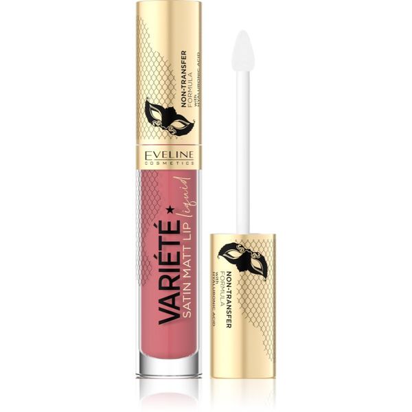 Eveline Cosmetics Eveline Cosmetics Variété течно червило с матиращ завършек цвят 05 Peach Mousse 4,5 мл.