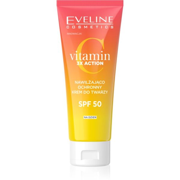 Eveline Cosmetics Eveline Cosmetics Vitamin C 3x Action хидратиращ дневен крем SPF 50 30 мл.