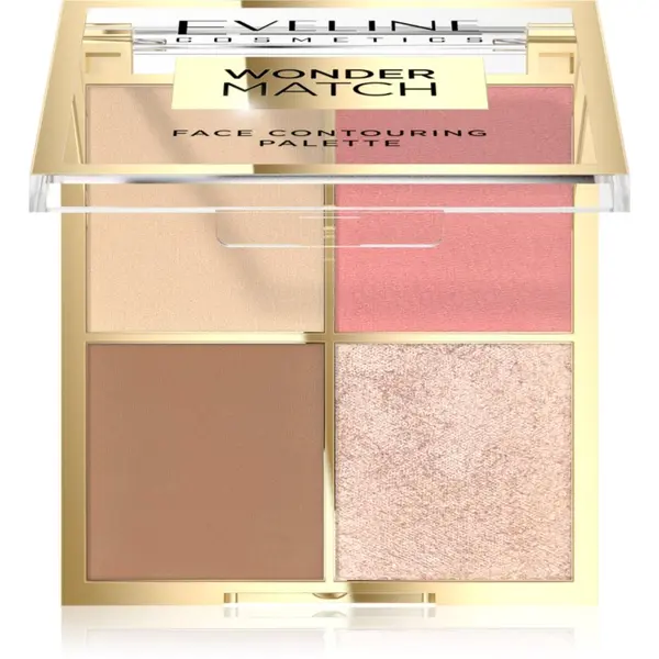 Eveline Cosmetics Eveline Cosmetics Wonder Match мултифункционална палитра 4 в 1 цвят 02 10,8 гр.