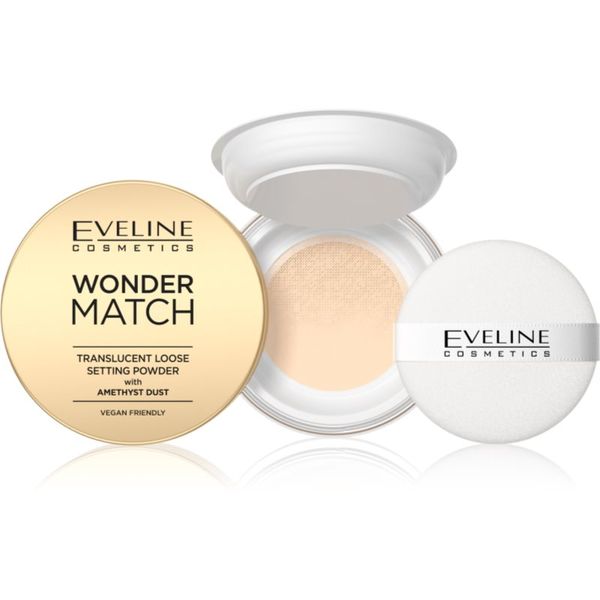 Eveline Cosmetics Eveline Cosmetics Wonder Match прозрачна фиксираща пудра 6 гр.