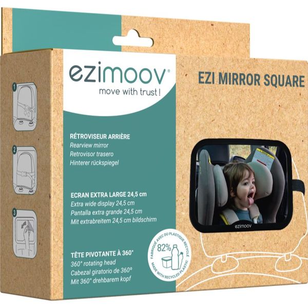 Ezimoov Ezimoov EZI Mirror Square огледалце за колата Eco friendly 1 бр.