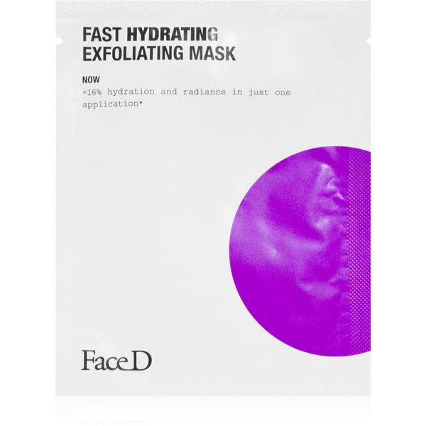Face D Face D Fast Hydrating ексфолираща платнена маска 17 мл.