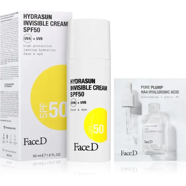Face D Face D Hydrasun слънцезащитен крем за лице SPF 50 50 мл.