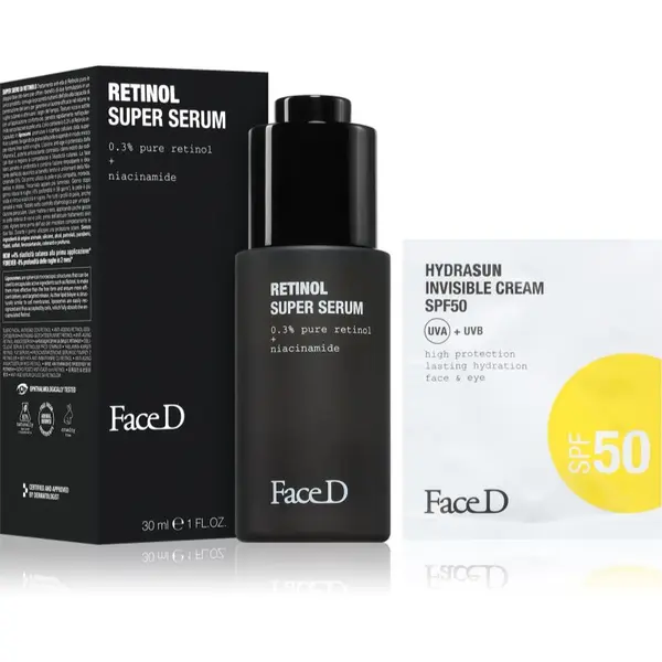 Face D Face D Retinol Super Serum ретинолов серум против бръчки с олио 30 мл.