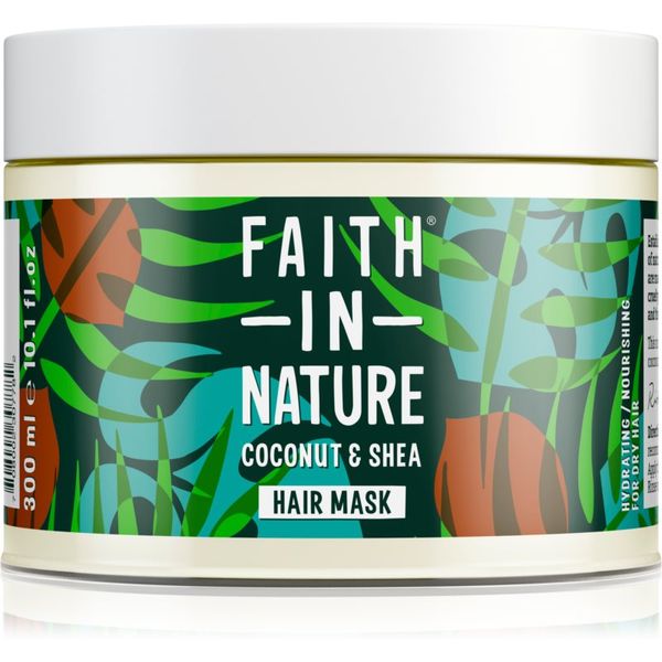 Faith In Nature Faith In Nature Coconut & Shea хидратираща маска за суха и увредена коса 300 мл.