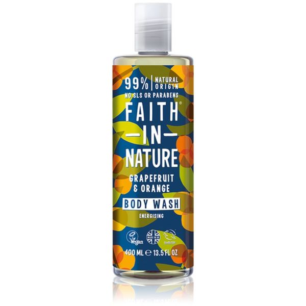 Faith In Nature Faith In Nature Grapefruit & Orange енергизиращ душ-гел 400 мл.