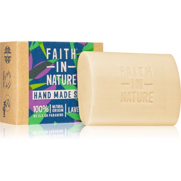 Faith In Nature Faith In Nature Hand Made Soap Lavender естествен твърд сапун с екстракт от лавандула 100 гр.