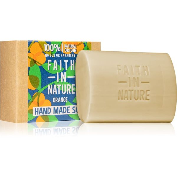 Faith In Nature Faith In Nature Hand Made Soap Orange естествен твърд сапун 100 гр.