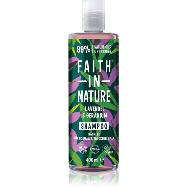 Faith In Nature Faith In Nature Lavender & Geranium натурален шампоан за нормална към суха коса 400 мл.