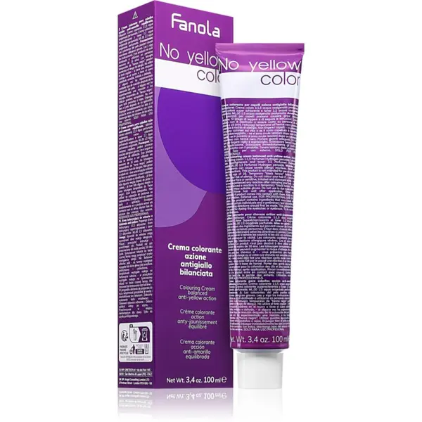 Fanola Fanola No Yellow Color боя за коса неутрализиращ жълтеникавите оттенъци цвят Intense Anti-Yellow Ice Superlightener S.1322 100 мл.