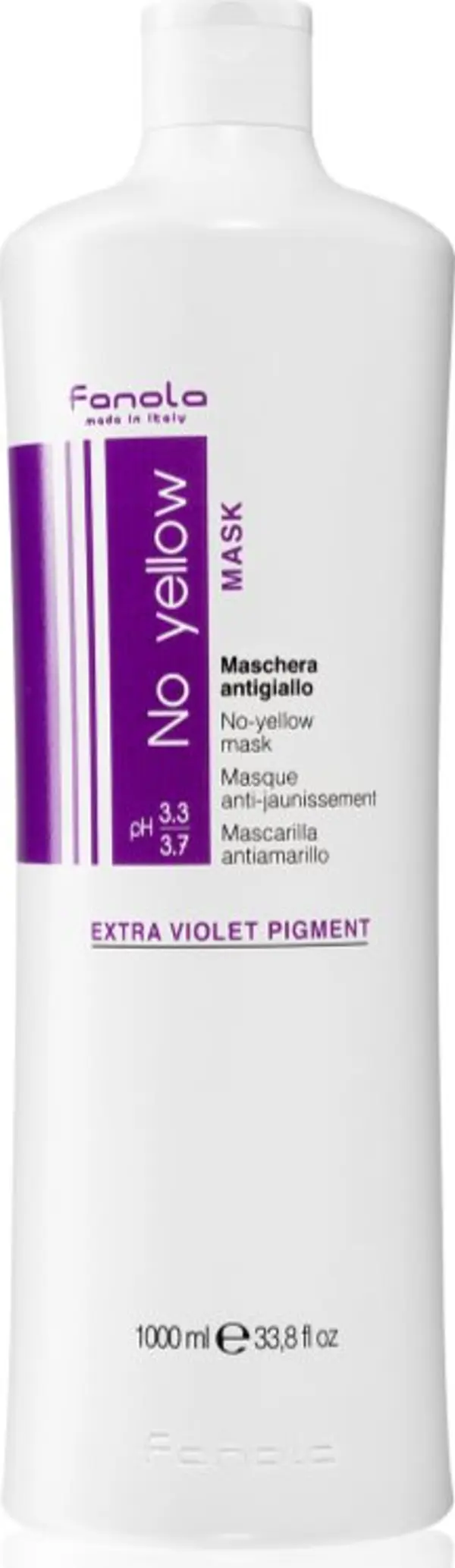 Fanola Fanola No Yellow маска за коса неутрализиращ жълтеникавите оттенъци 1000 мл.