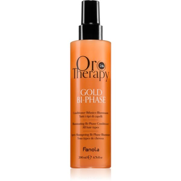 Fanola Fanola Oro Therapy Gold Bi-Phase 2-фазов балсам без отмиване 200 мл.