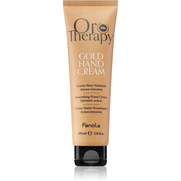 Fanola Fanola Oro Therapy Gold Hand Cream Хидратиращ и подхранващ крем с 24 каратово злато 100 мл.