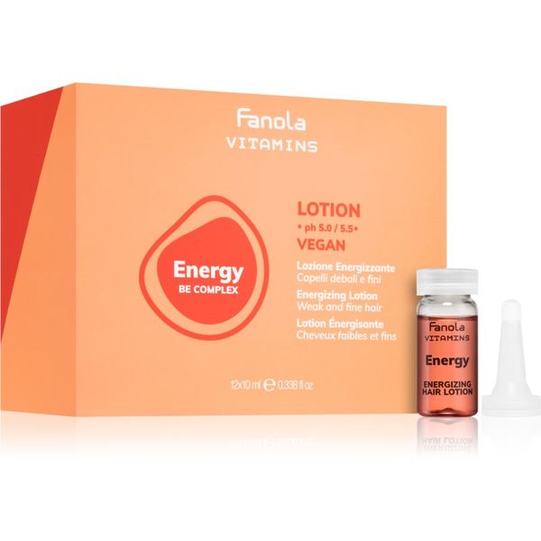 Fanola Fanola Vitamins Energizing Lotion енергизиращ серум за разредена коса 12x10 мл.