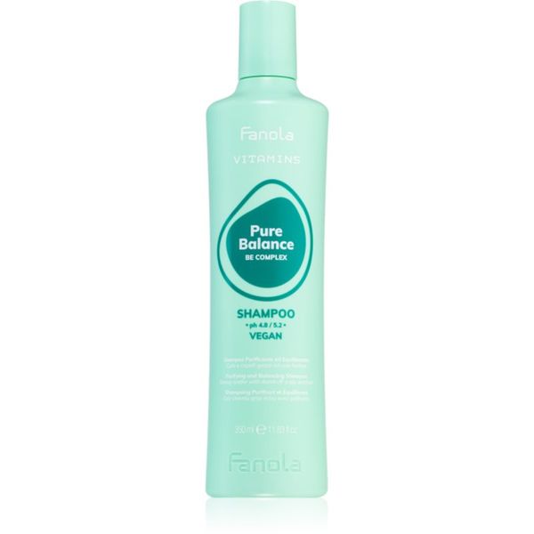 Fanola Fanola Vitamins Pure Balance Shampoo почистващ шампоан против мазен пърхот 350 мл.