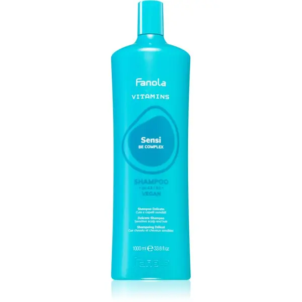 Fanola Fanola Vitamins Sensi Delicate Shampoo нежен почистващ шампоан с успокояващ ефект 1000 мл.