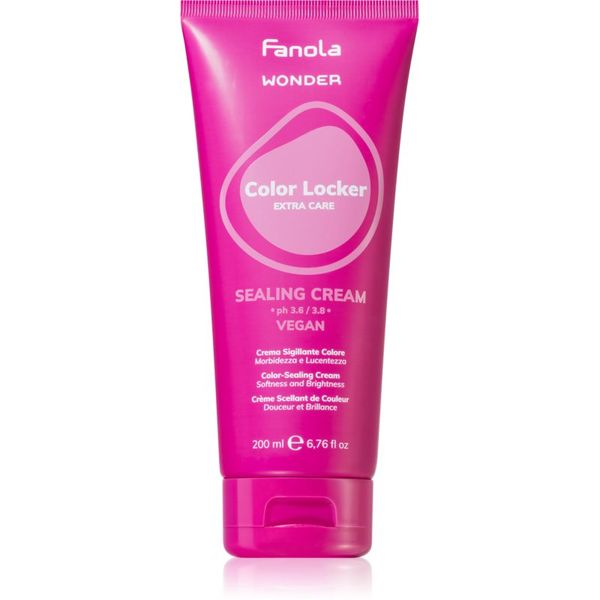 Fanola Fanola Wonder Color Locker Extra Care Sealing Cream изглаждащ крем за коса за боядисана коса 200 мл.